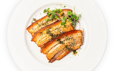 Plancha de panceta